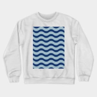 Waves of Lapis Crewneck Sweatshirt